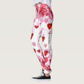 Coeurs et Roses pour les Leggings de la Saint Vale (Gauche)