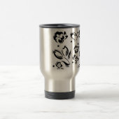 Coeurs et tasse de voyage de fleurs (Centre)