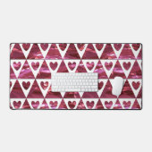COEURS ET TRIANGLES ROUGES BRILLANTS (Clavier et souris)