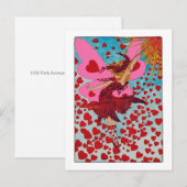 Coeurs Fairy ~ Carte postale / Invitations (Devant / Derrière)