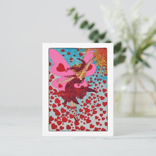 Coeurs Fairy ~ Carte postale / Invitations (Debout devant)