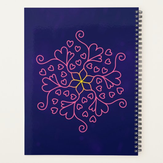 Coeurs & Fleurs Inspiré Mandala (Dos)