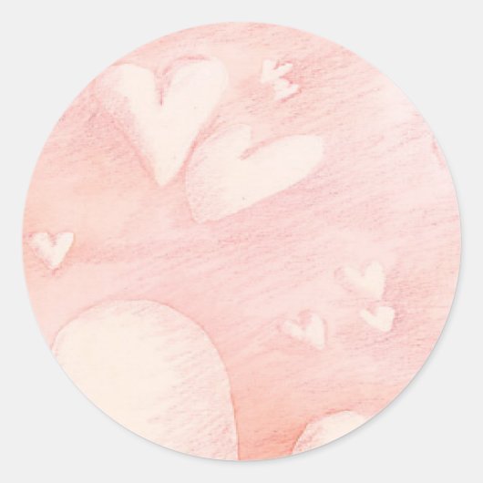 Coeurs flottants - Sticker (Devant)