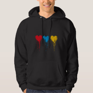 Coeurs fondus minimaliste Sweat - shirt à capuche