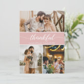 Coeurs Grateful : Personnalisable Merci Mariage Ca (Debout devant)