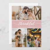 Coeurs Grateful : Personnalisable Merci Mariage Ca (Devant / Derrière)