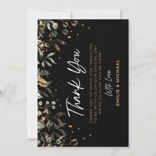 Coeurs Gratuits, carte de remerciements toujours l (Devant)