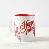 Coeurs Heureuses Saintes-Valentin Mug (Devant gauche)