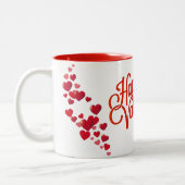 Coeurs Heureuses Saintes-Valentin Mug (Gauche)