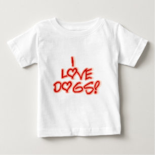 Coeurs I Love Chiens Tshirts et cadeaux