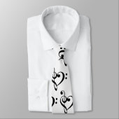 ****COEURS INCROYABLES NOTES MUSICALES*** CRAVATE (Attaché)