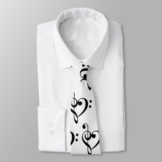 ****COEURS INCROYABLES NOTES MUSICALES*** CRAVATE (Attaché)