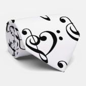 ****COEURS INCROYABLES NOTES MUSICALES*** CRAVATE (Roulé)