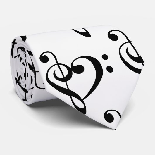 ****COEURS INCROYABLES NOTES MUSICALES*** CRAVATE (Roulé)