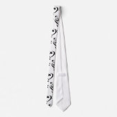 ****COEURS INCROYABLES NOTES MUSICALES*** CRAVATE (Dos)