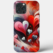 Coeurs iPhone Abstrait / coque ipad (Verso)