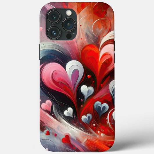 Coeurs iPhone Abstrait / coque ipad (Verso)