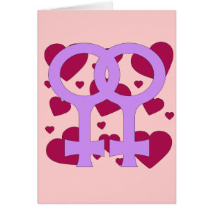 Coeurs lesbiens de mariage