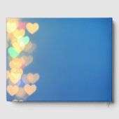 Cœurs lumineux bleu et jaune (Verso)