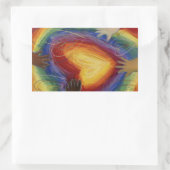 Coeurs & Mains Aimer Diversité Art autocollants (Sac)