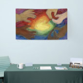 Coeurs & Mains Aimer Diversité Art Bannière person (Salon professionnel)