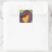 Coeurs & Mains Aimer Diversité Stickers Art Décal (Sac)