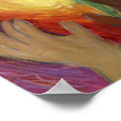 Coeurs & Mains Love Peinture Art Poster Imprimer (Coin)