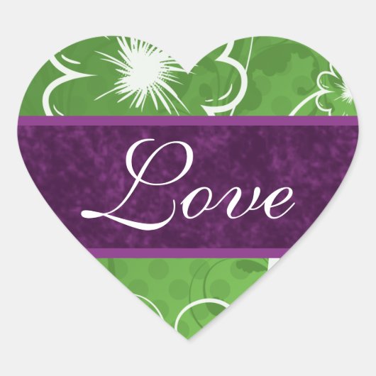 Coeurs mariages Aiment Coeur Stickers Cadeaux Et E (Devant)