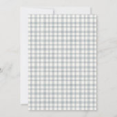 Coeurs mignons Hiver Doux moche Invitation Baby sh (Dos)