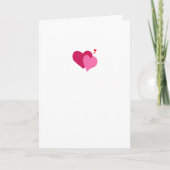 Coeurs mini doux mignonette Carte Saint Valentin (Devant)
