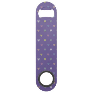 Coeurs minuscules polka sur violet violet Ultra vi