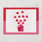 Coeurs modernes Colorblock Carte postale Saint-Val (Devant)