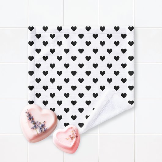 Coeurs modernes Noir Blanc