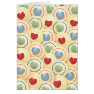 Coeurs motif de style vintage