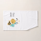 Coeurs Motifs de la mine d'abeilles (Serviette à main)