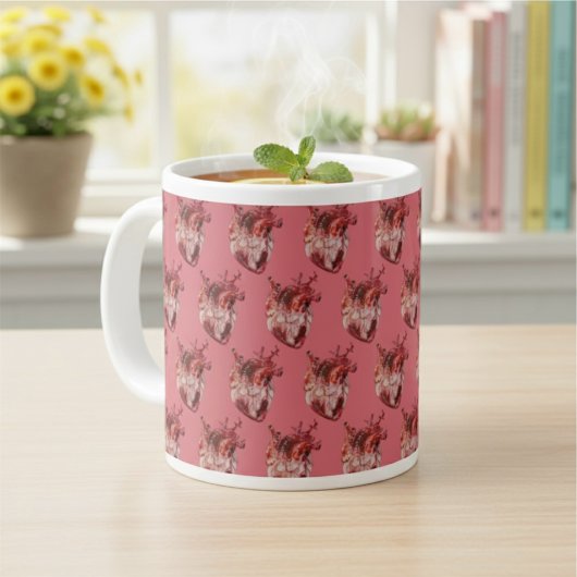 Coeurs Mug de café géant