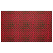 Coeurs noirs sur tissu rouge (Fat Quarter)