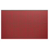 Coeurs noirs sur tissu rouge (Yard)