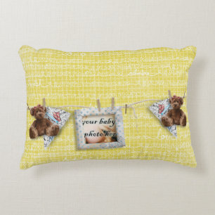 Coeurs nounours Love Words XOXO Accent Coussin