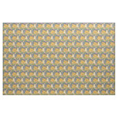 Coeurs N'Stripes Tabby CAT FOLK ART TISSU (Yard)