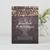 Cœurs occidentaux sculptés dans des invitations bo (Debout devant)