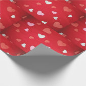 "Coeurs !" papier cadeau (Coin)