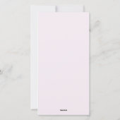 Coeurs papier Carte photo de la Saint-Valentin (Dos)