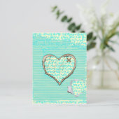 Coeurs papier Carte postale (Debout devant)