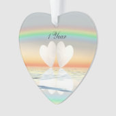 Coeurs papier du 1er anniversaire (devant)