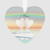 Coeurs papier du 1er anniversaire (devant)