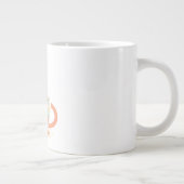 Coeurs personnalisés Tea-Coffee Mug imprimé (Droite)