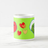 Coeurs Photo Café Mug Vert (Centre)