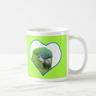 Coeurs Photo Café Mug Vert