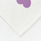 Coeurs photo Collage de couverture en polaire - Ho (Coin)